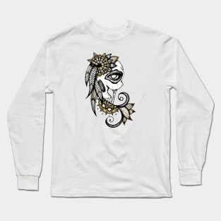 Girly skull Long Sleeve T-Shirt